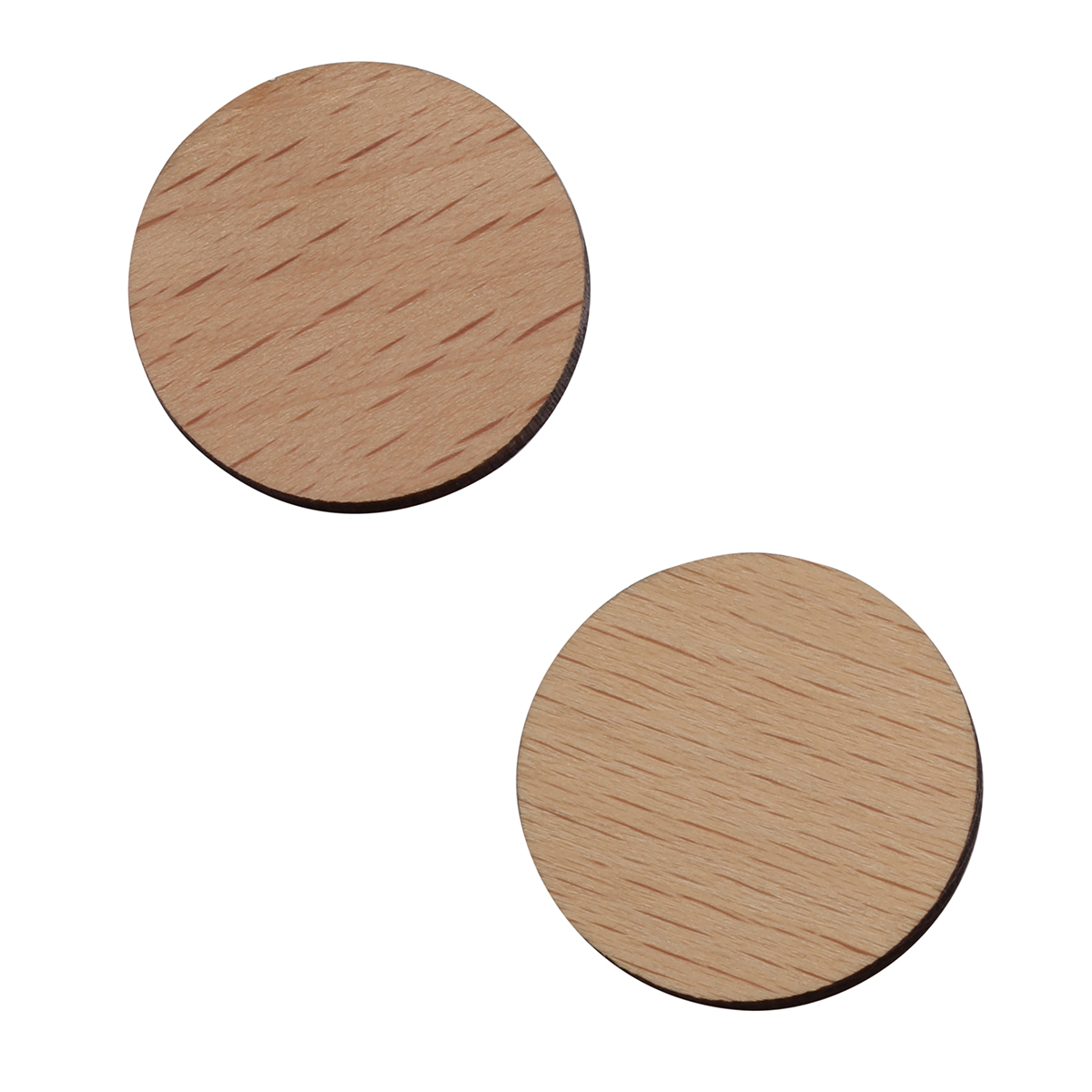 1€-Chip Holz als Werbeartikel mit Logo bedrucken