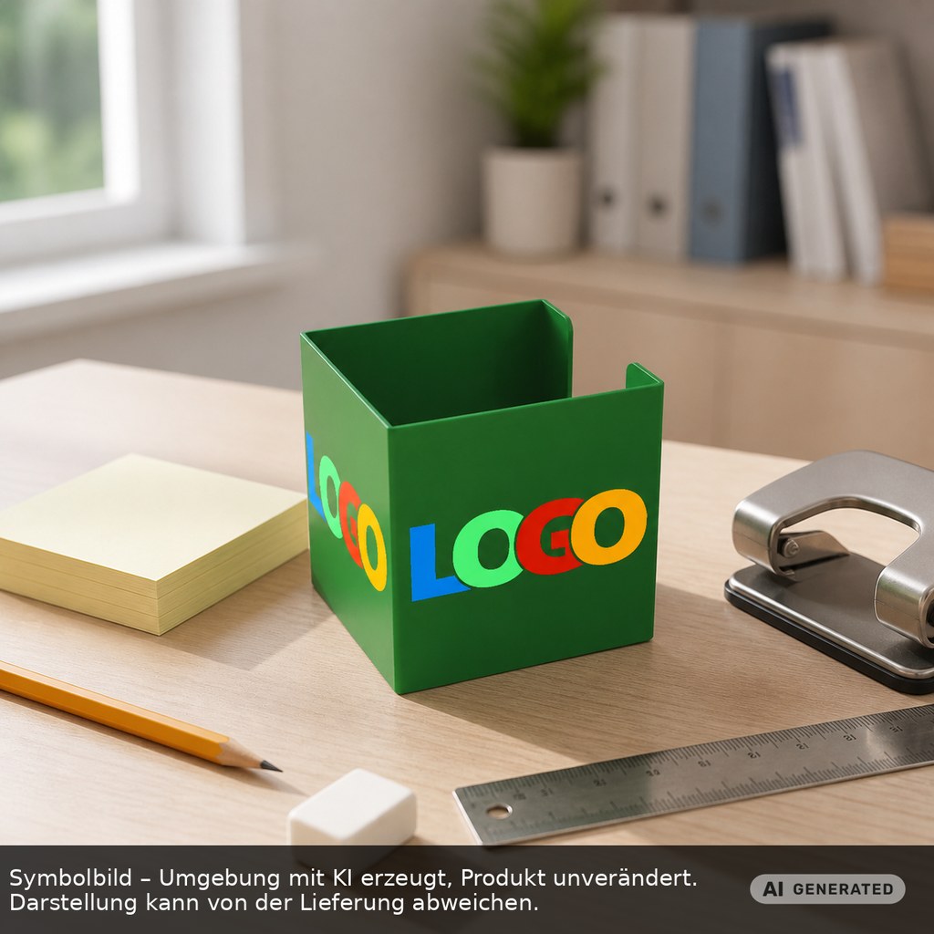 Zettelbox "Alpha" als Werbeartikel mit Logo bedrucken