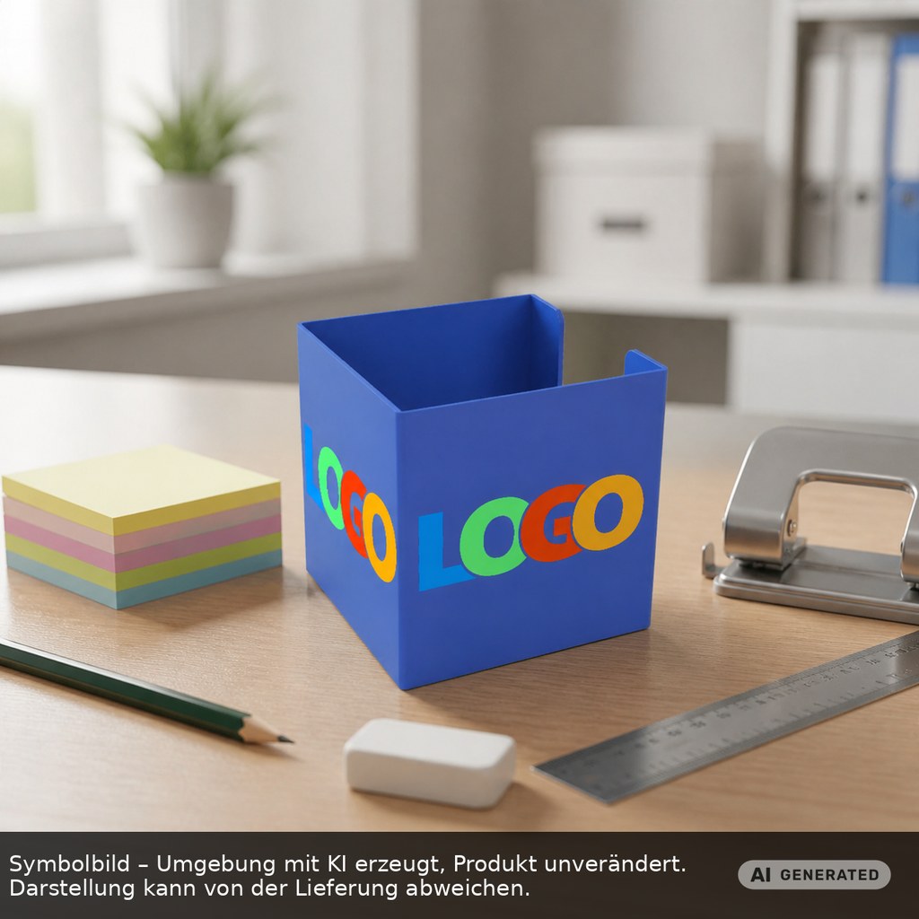 Zettelbox "Alpha" als Werbeartikel mit Logo bedrucken