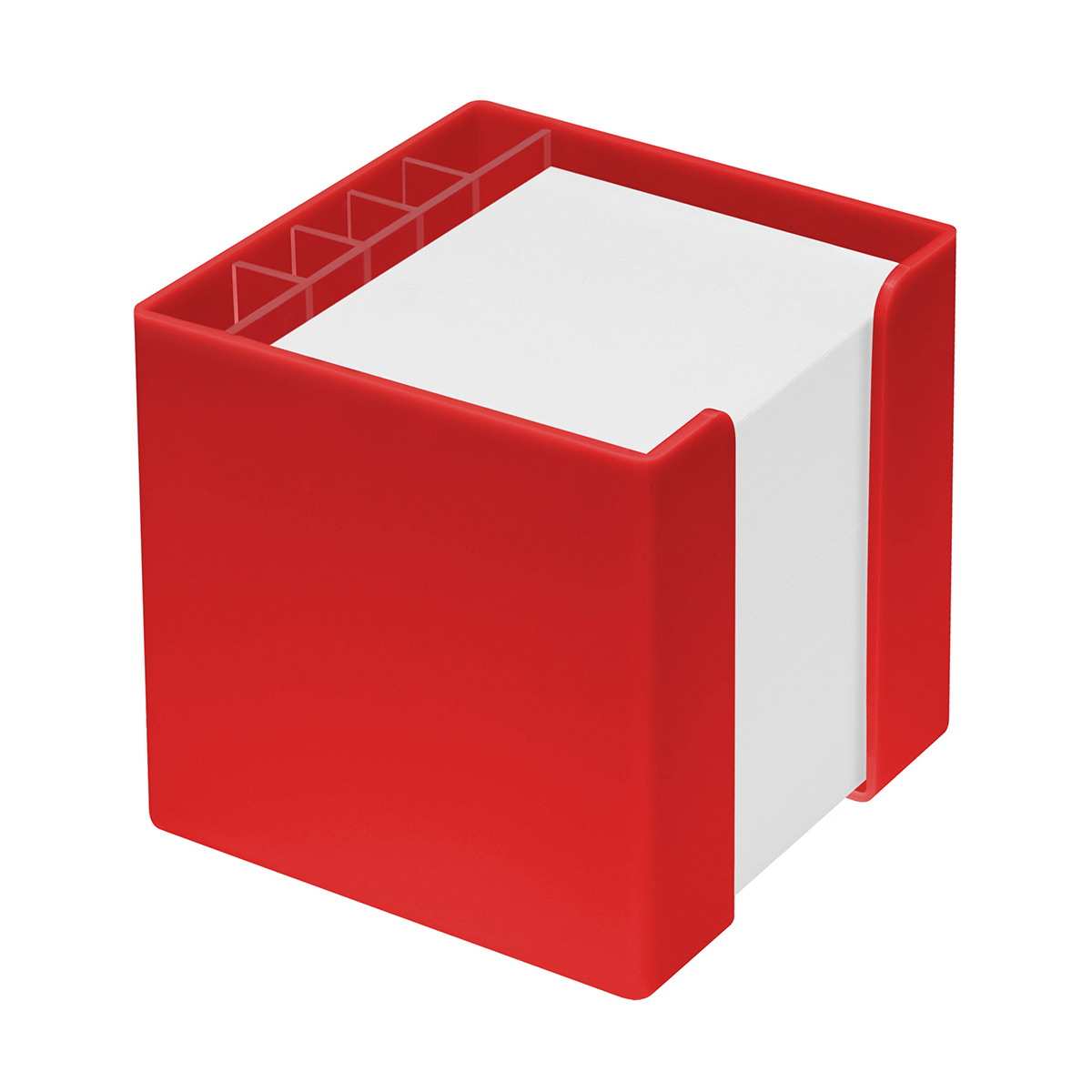 Zettelbox mit Köcher "Alpha" als Werbeartikel mit Logo bedrucken