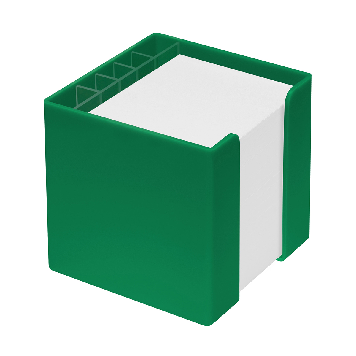 Zettelbox mit Köcher "Alpha" als Werbeartikel mit Logo bedrucken