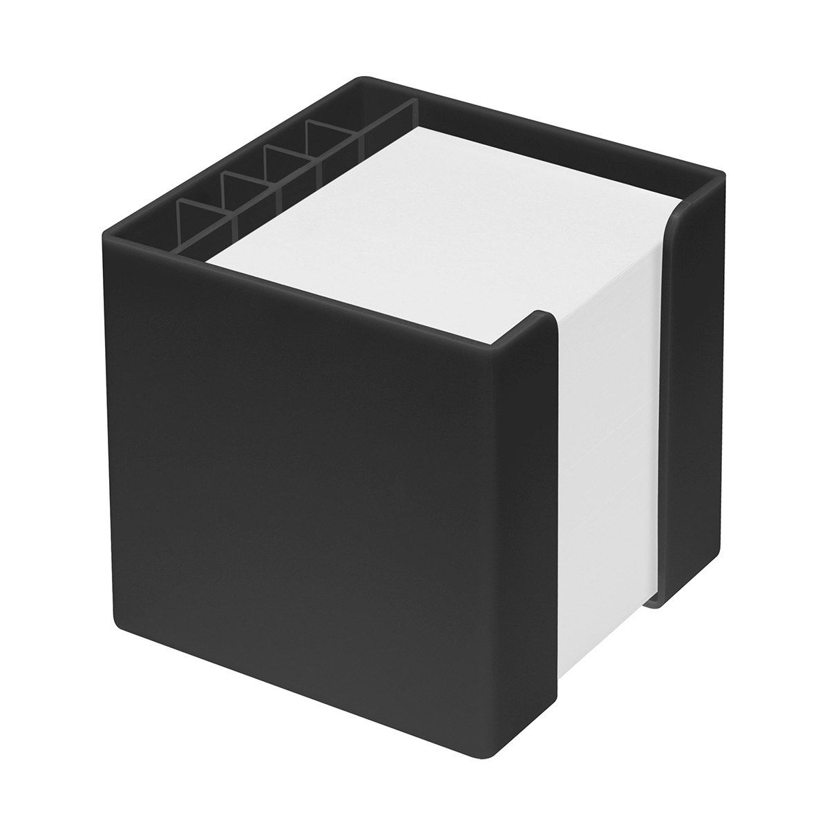 Zettelbox mit Köcher "Alpha" als Werbeartikel mit Logo bedrucken