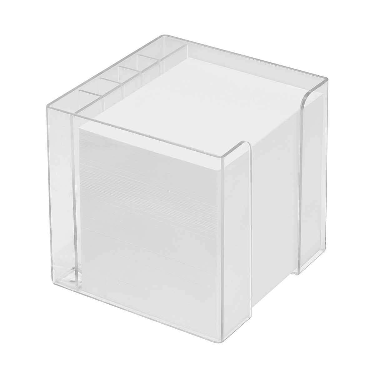 Zettelbox mit Köcher "Alpha" als Werbeartikel mit Logo bedrucken