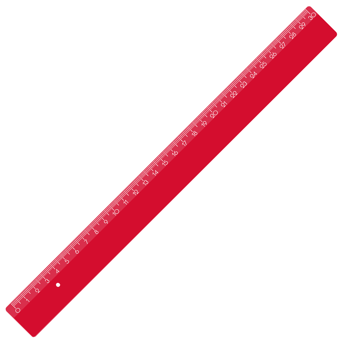 Lineal 30 cm als Werbeartikel mit Logo bedrucken