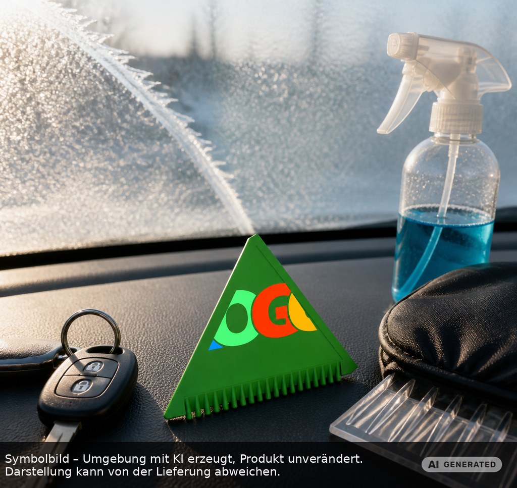 Eiskratzer "Lambda" als Werbeartikel mit Logo bedrucken