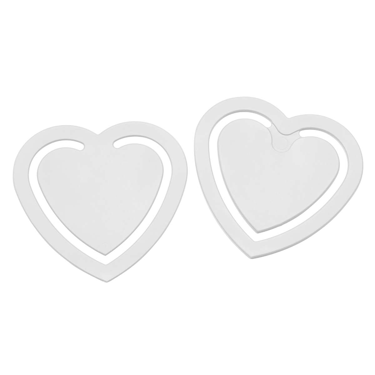 Zettelklammer "Herz" als Werbeartikel mit Logo bedrucken