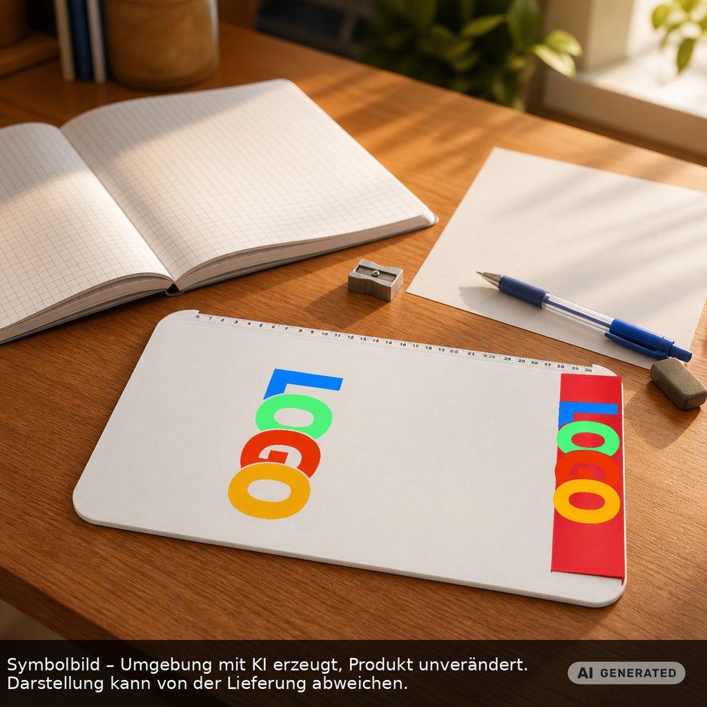 Klemmbrett DIN A4 "Alpha" als Werbeartikel mit Logo bedrucken