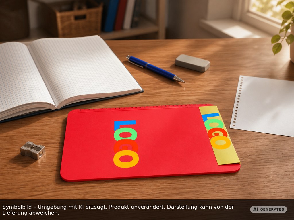 Klemmbrett DIN A4 "Alpha" als Werbeartikel mit Logo bedrucken