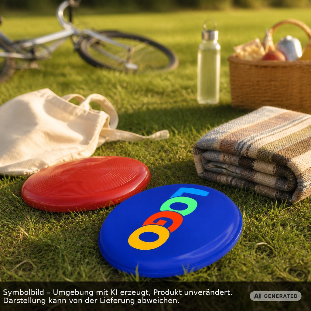 Wurfscheibe Recycling "Jupiter" als Werbeartikel mit Logo bedrucken