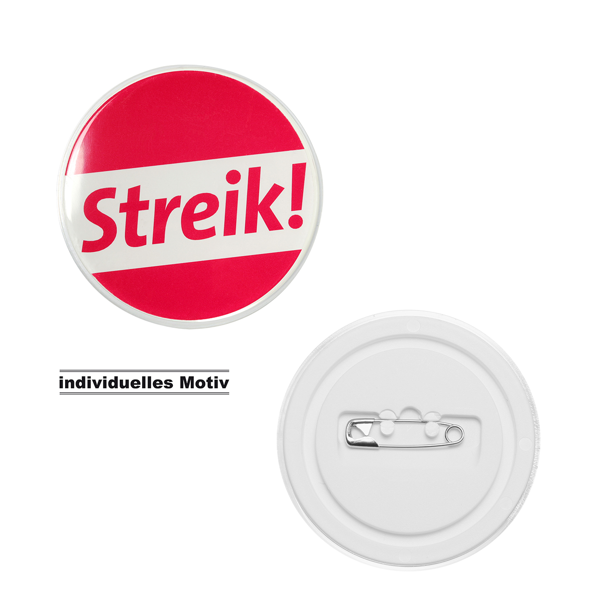 Button, maxi als Werbeartikel mit Logo bedrucken