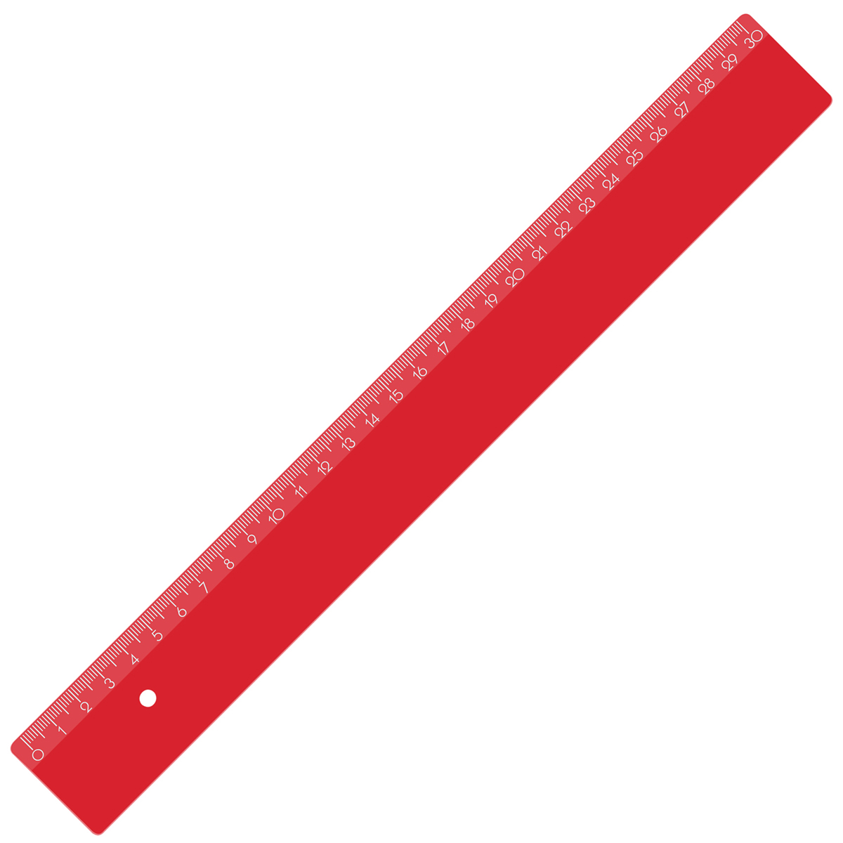 Lineal 30 cm als Werbeartikel mit Logo bedrucken