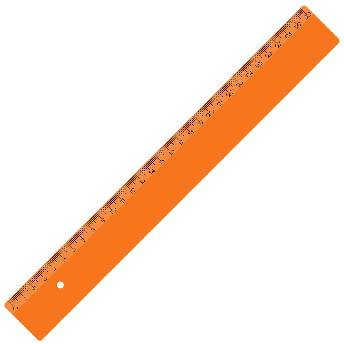 Lineal 30 cm als Werbeartikel mit Logo bedrucken