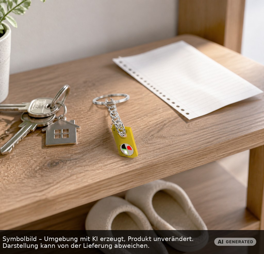 Chiphalter mit 1€-Chip "Alpha" als Werbeartikel mit Logo bedrucken