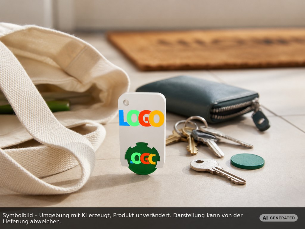Chiphalter mit 1€-Chip "Beta" als Werbeartikel mit Logo bedrucken