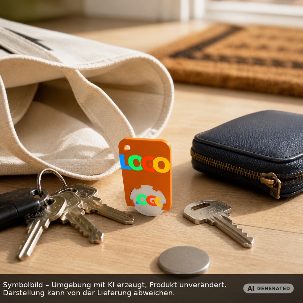 Chiphalter mit 1€-Chip "Beta" als Werbeartikel mit Logo bedrucken