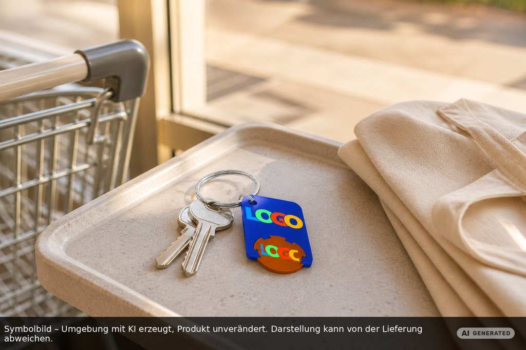 Chiphalter mit 1€-Chip "Beta" als Werbeartikel mit Logo bedrucken