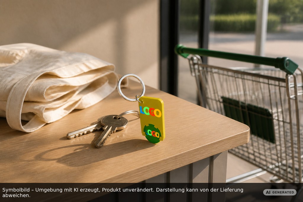 Chiphalter mit 1€-Chip "Beta" als Werbeartikel mit Logo bedrucken
