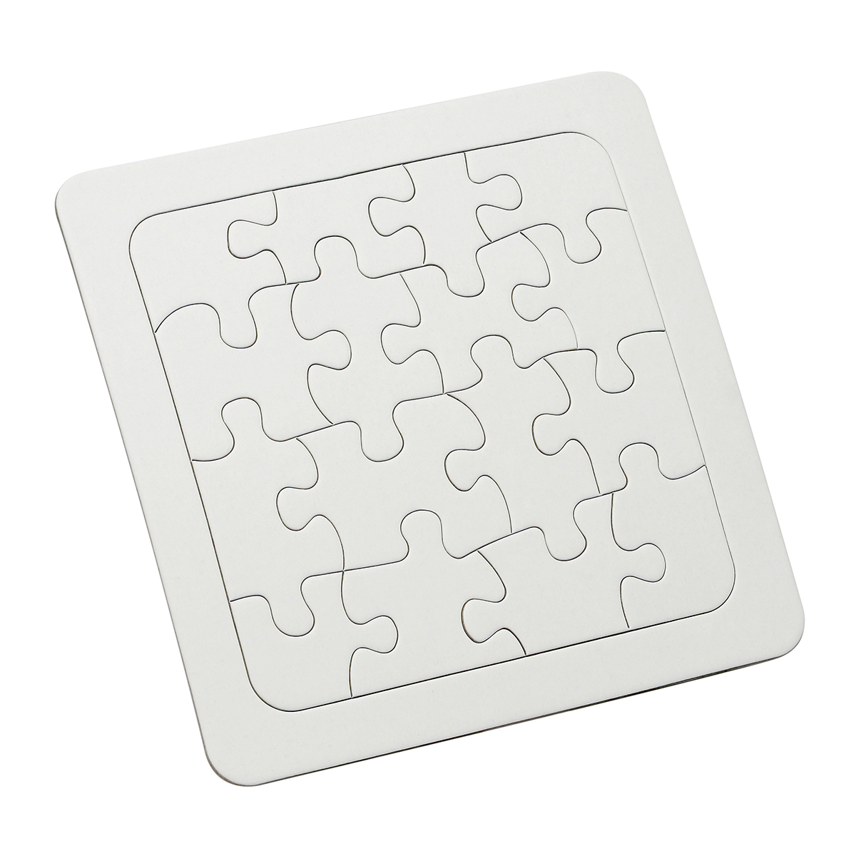 Puzzle "Quadrat" als Werbeartikel mit Logo bedrucken