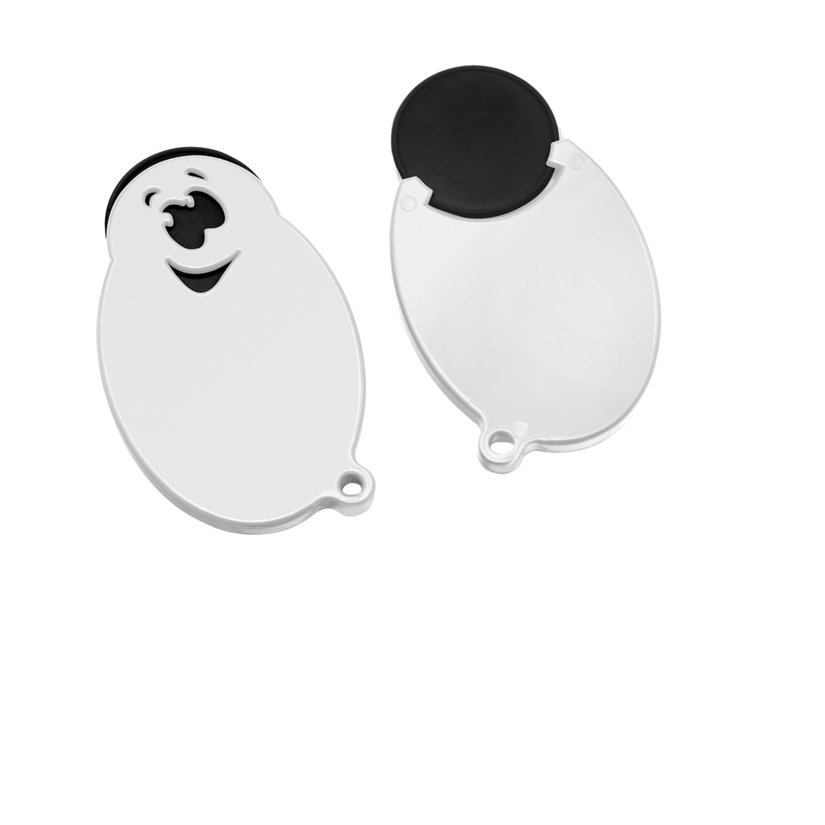 Chiphalter mit 1€-Chip "Gesicht" als Werbeartikel mit Logo bedrucken