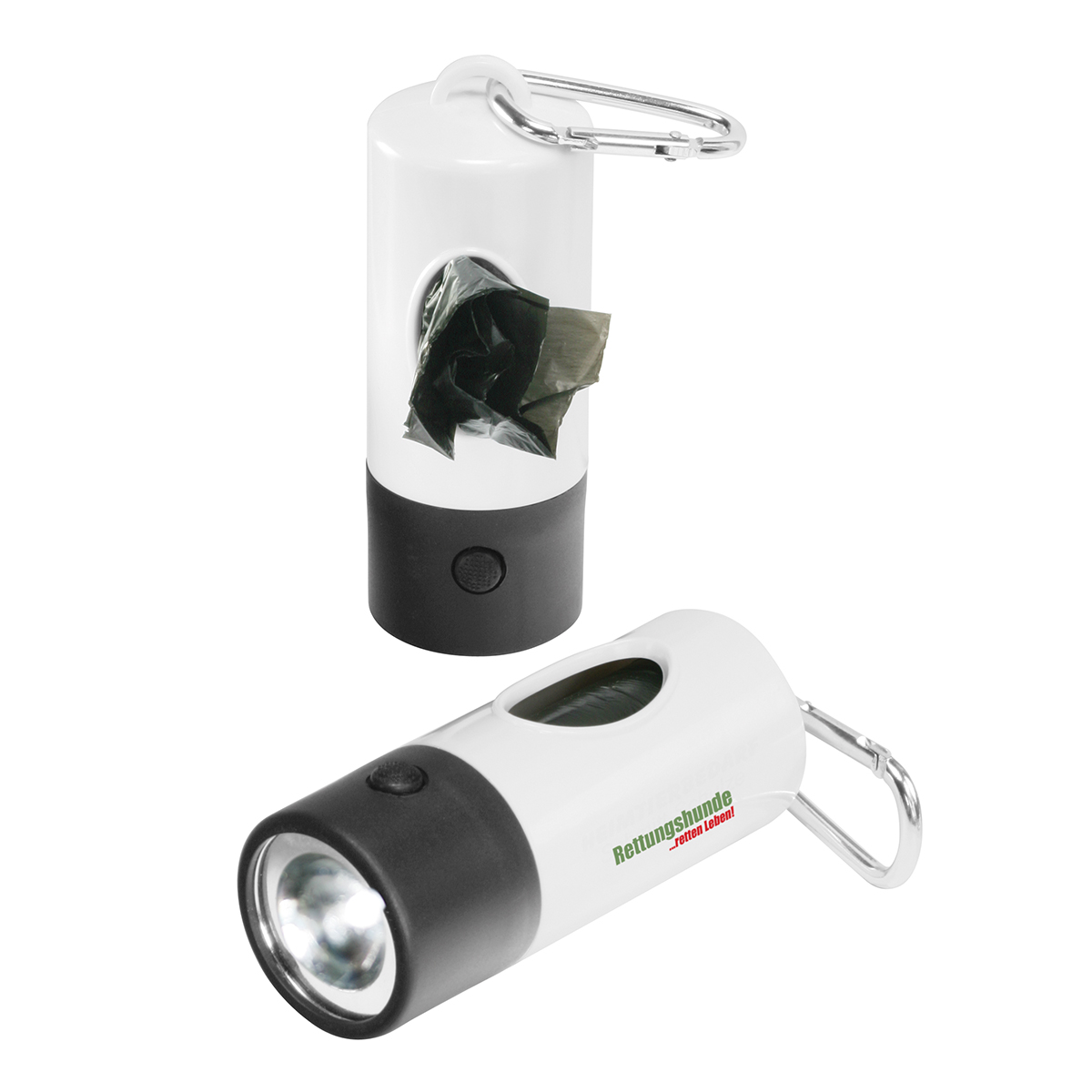 "Gassi"-Taschenlampe als Werbeartikel mit Logo bedrucken