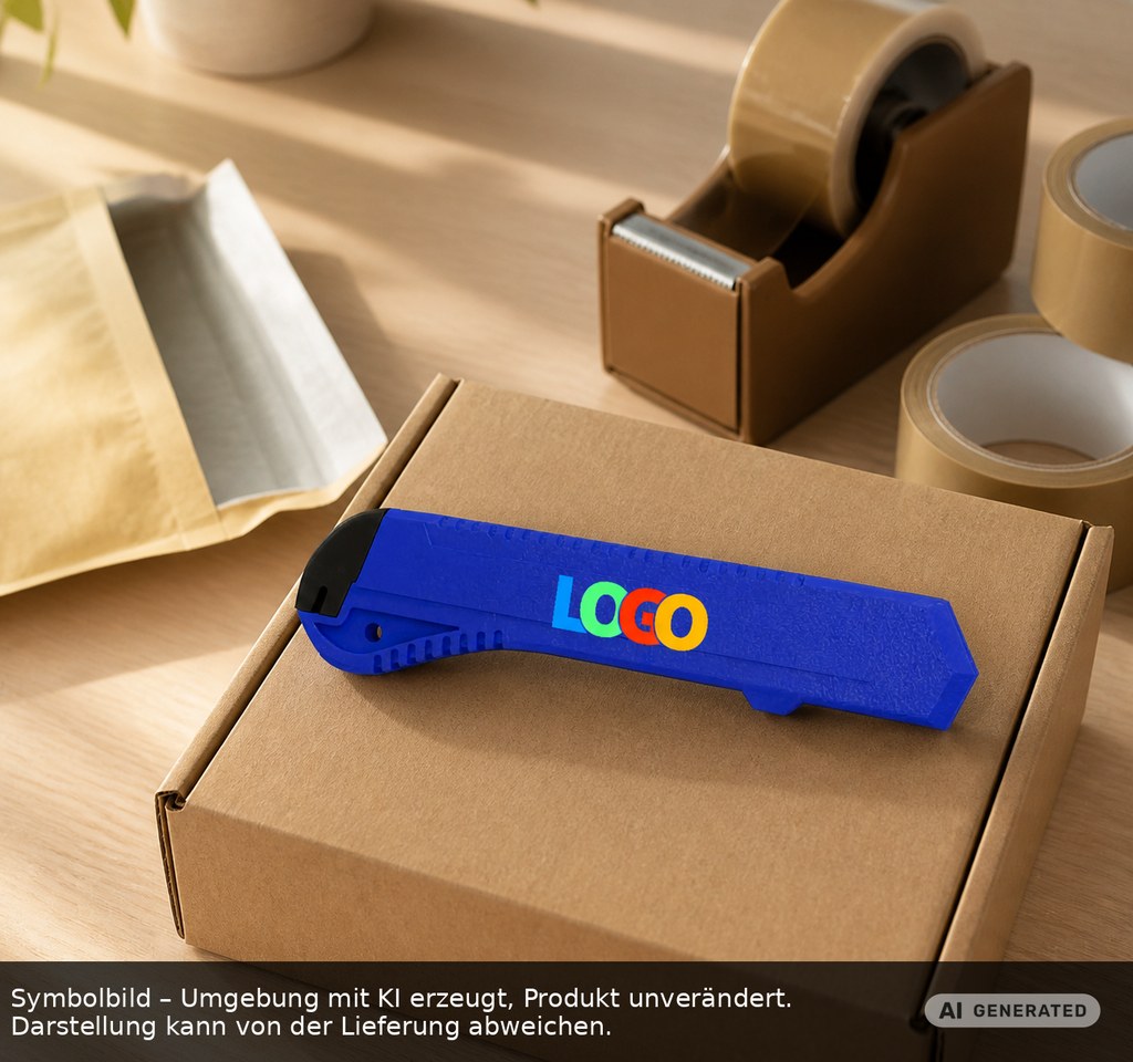 Cutter "Alpha" als Werbeartikel mit Logo bedrucken