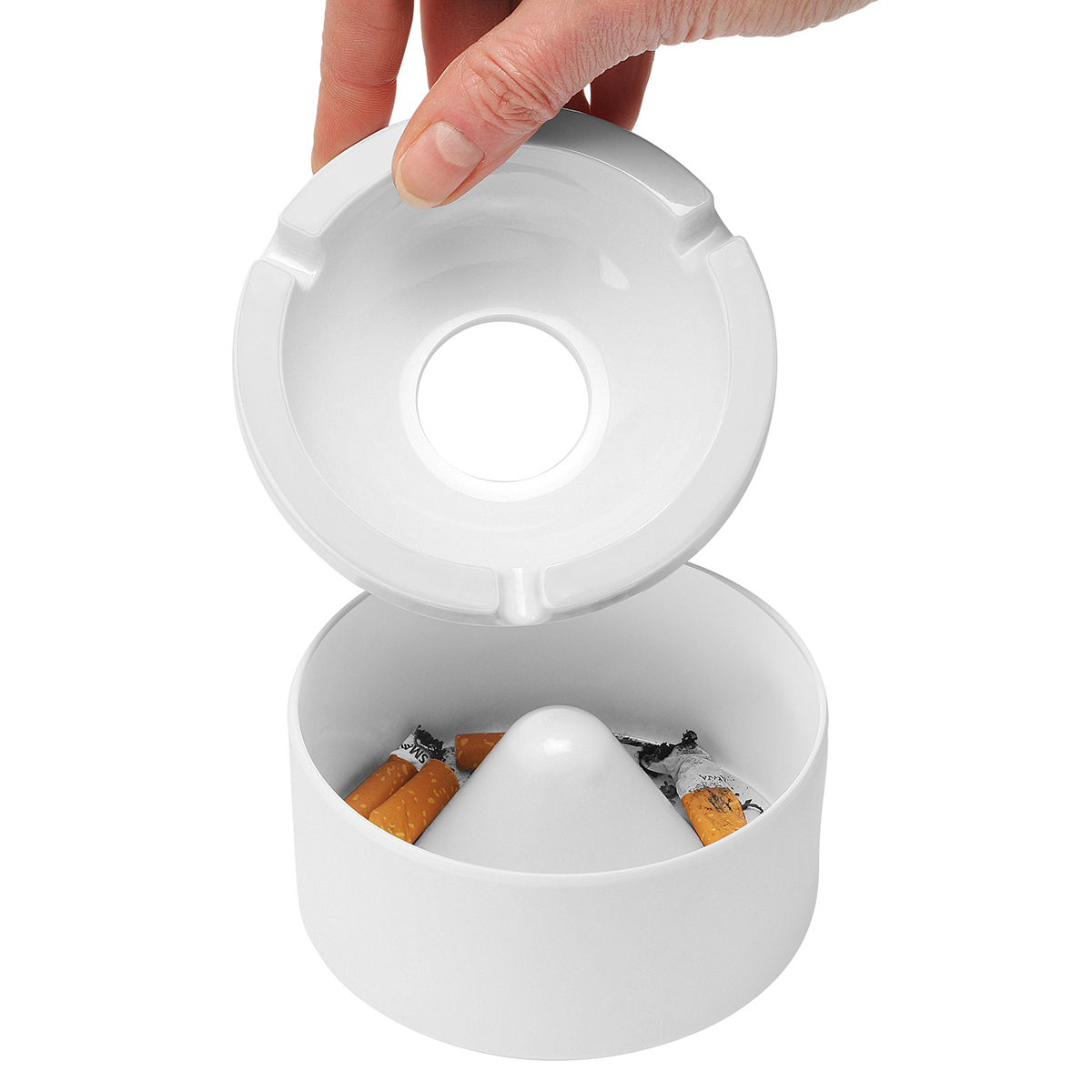 Wind-Aschenbecher als Werbeartikel mit Logo bedrucken