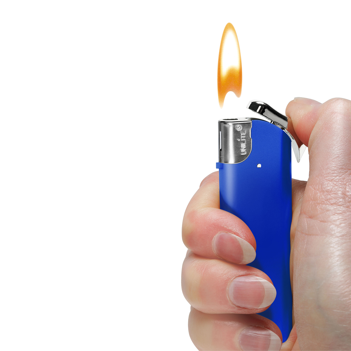 Elektronik-Feuerzeug "Alpha" als Werbeartikel mit Logo bedrucken