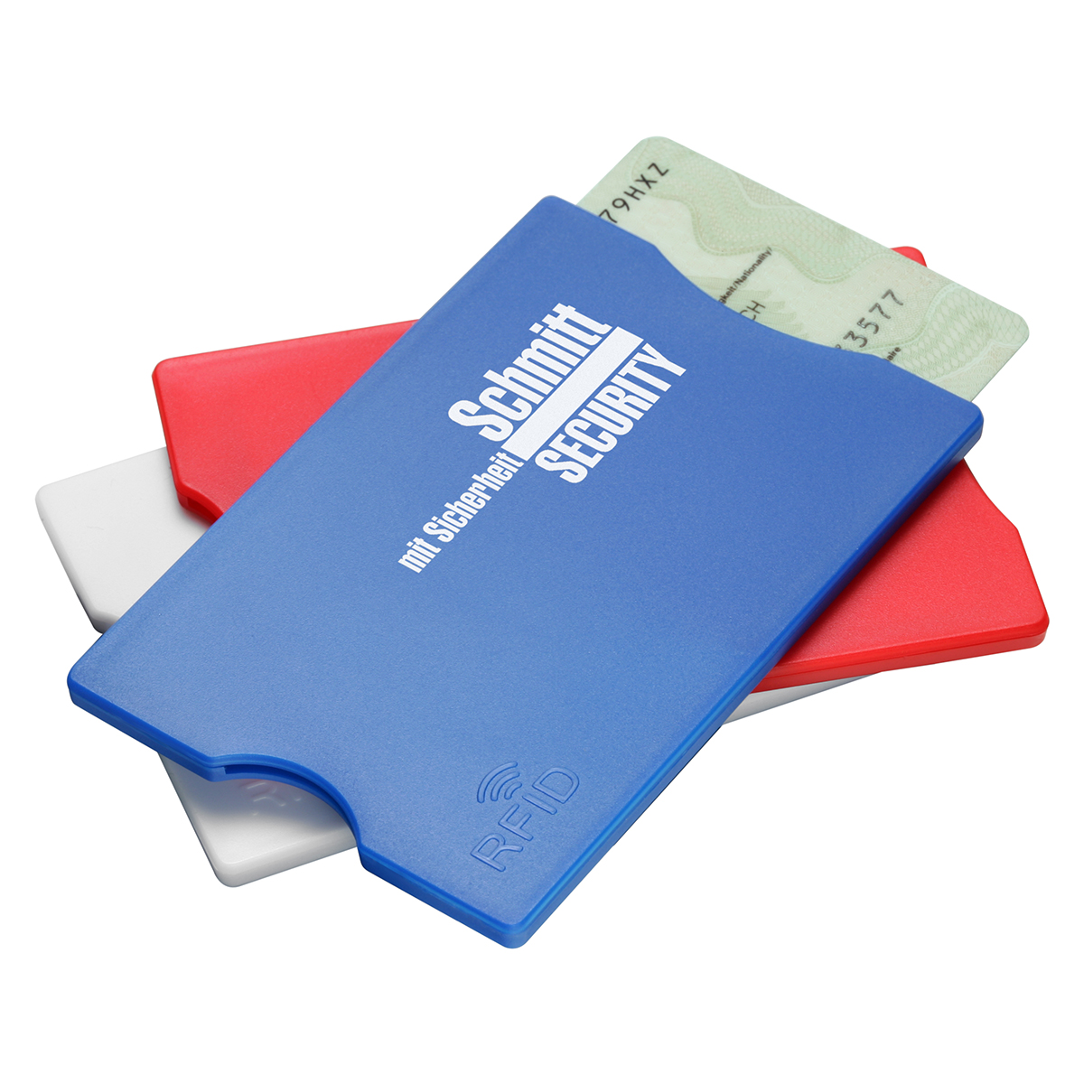 RFID-Kreditkartenhülle als Werbeartikel mit Logo bedrucken