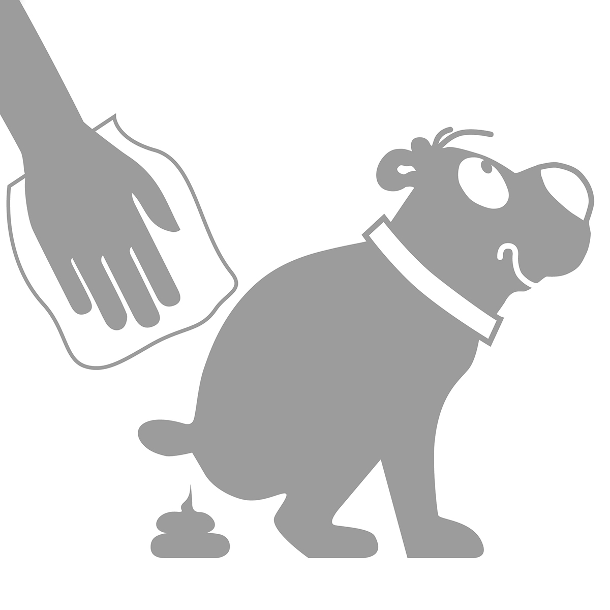 Gassi-Beutel "DOG" als Werbeartikel mit Logo bedrucken