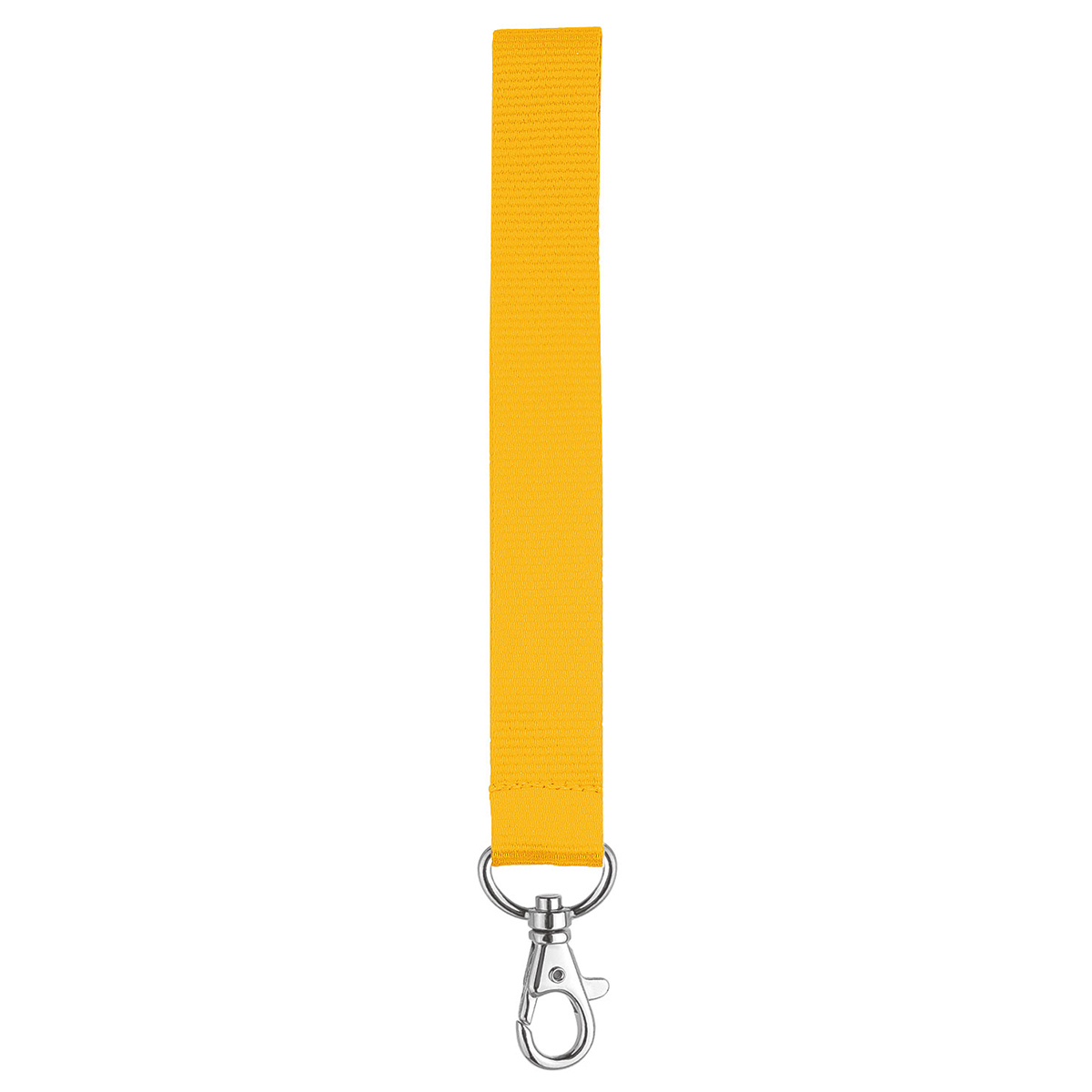 Kurz-Lanyard mit Standardkarabiner, als Werbeartikel mit Logo bedrucken