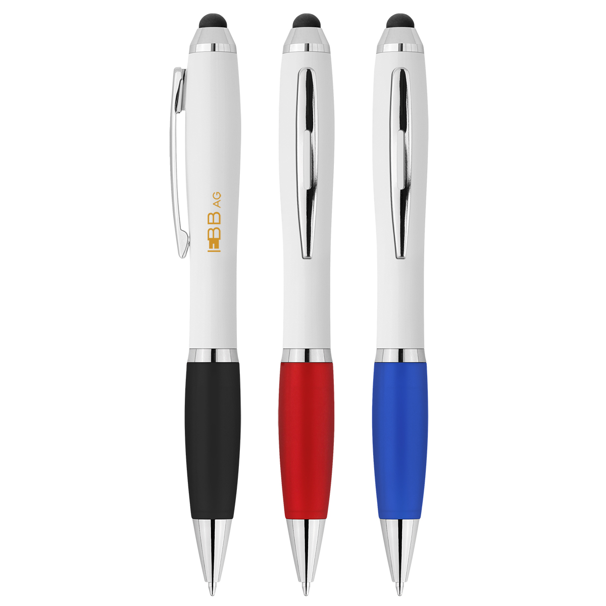 Touchscreen-Drehkugelschreiber "Neptun" als Werbeartikel mit Logo bedrucken