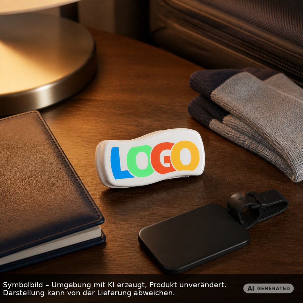 Reise-Schuhcreme als Werbeartikel mit Logo bedrucken