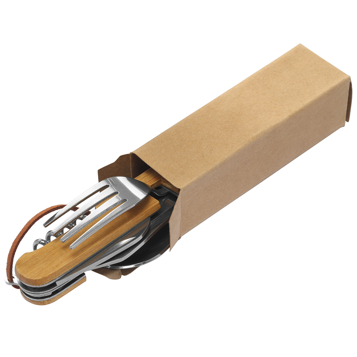 Multi-Tool Bambus als Werbeartikel mit Logo bedrucken