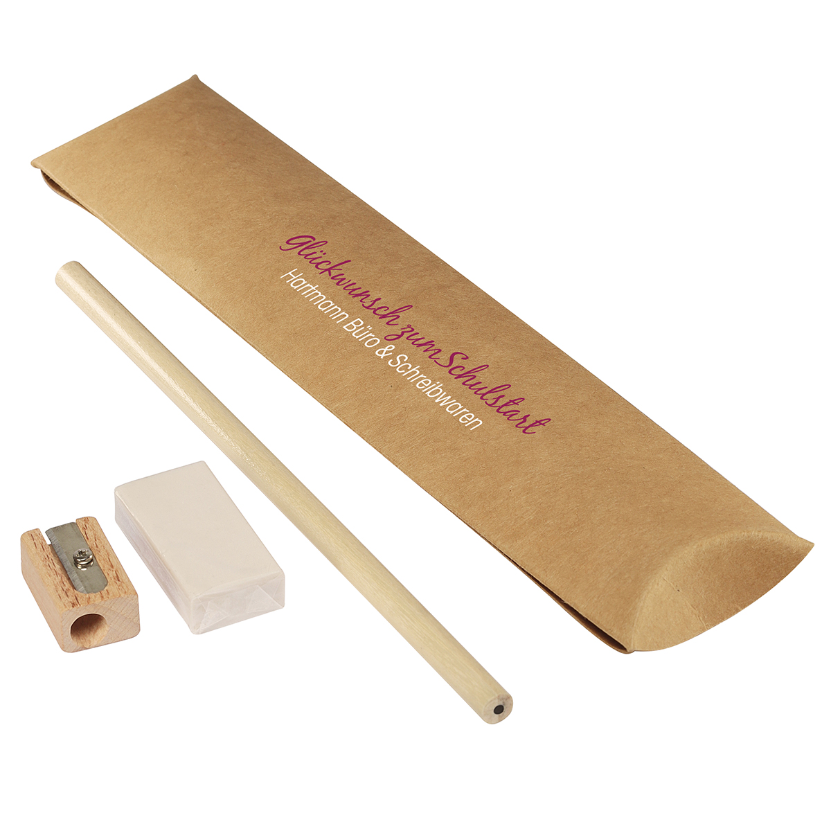 Bleistift-Set als Werbeartikel mit Logo bedrucken
