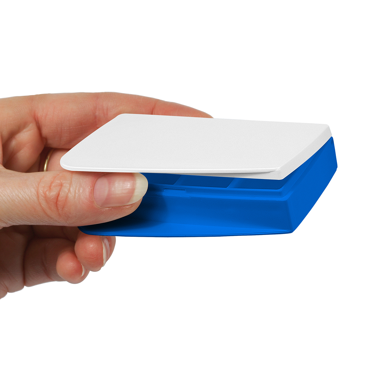 Pillendose "Alpha" als Werbeartikel mit Logo bedrucken