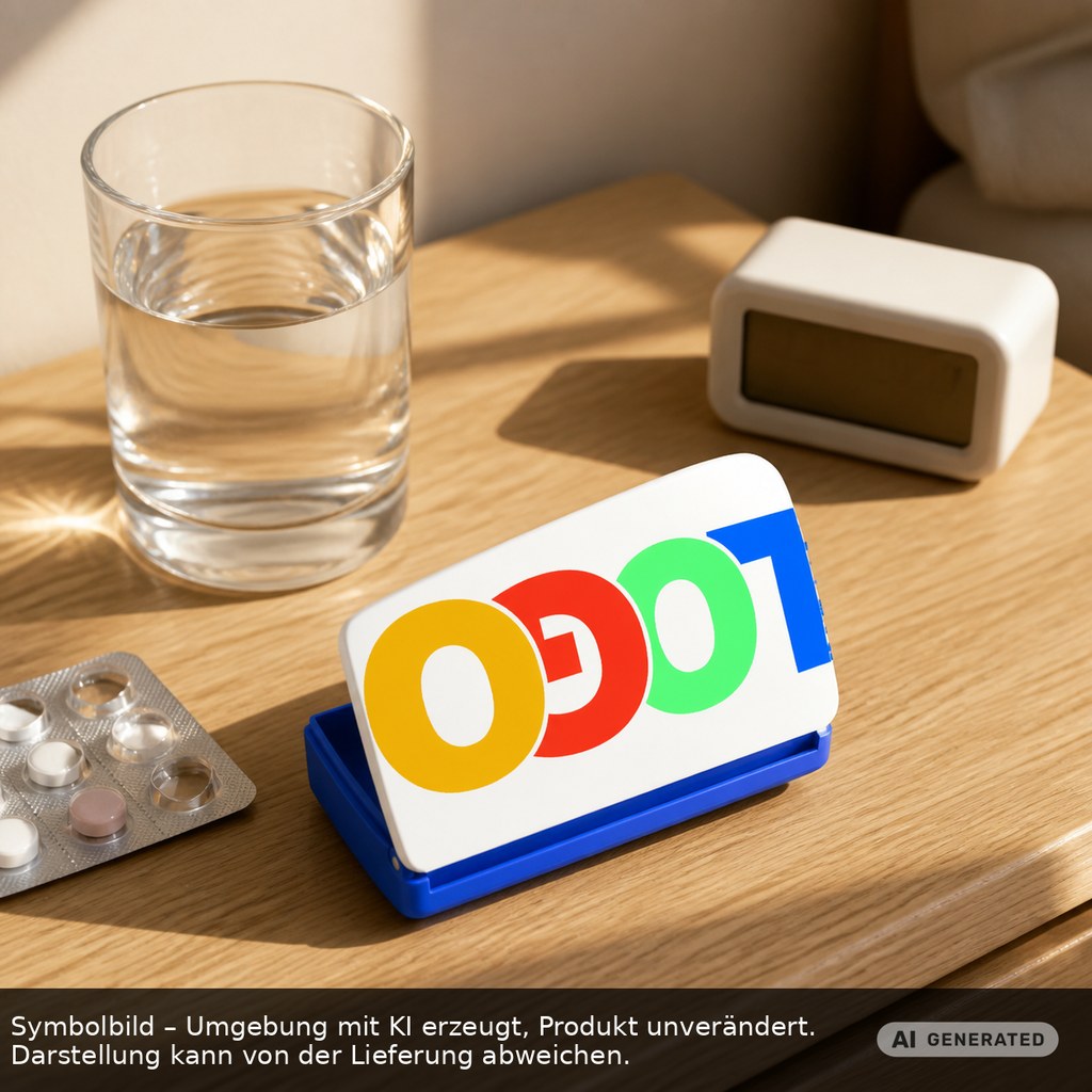 Pillendose "Alpha" als Werbeartikel mit Logo bedrucken