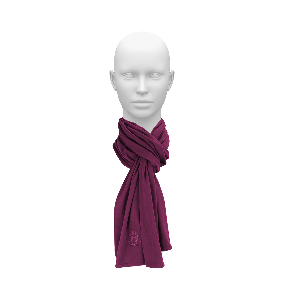 Schal Unisex Scarf Burgundy als Werbeartikel mit Logo bedrucken